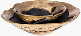 Ambrosia Decorative Bowl AOA-001 in Black, front detail