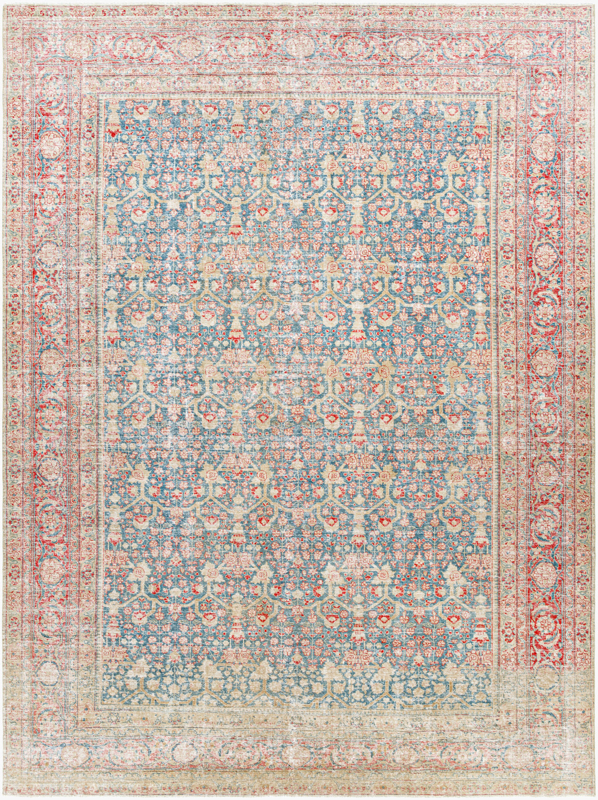 Antique One of a Kind Handmade Rug