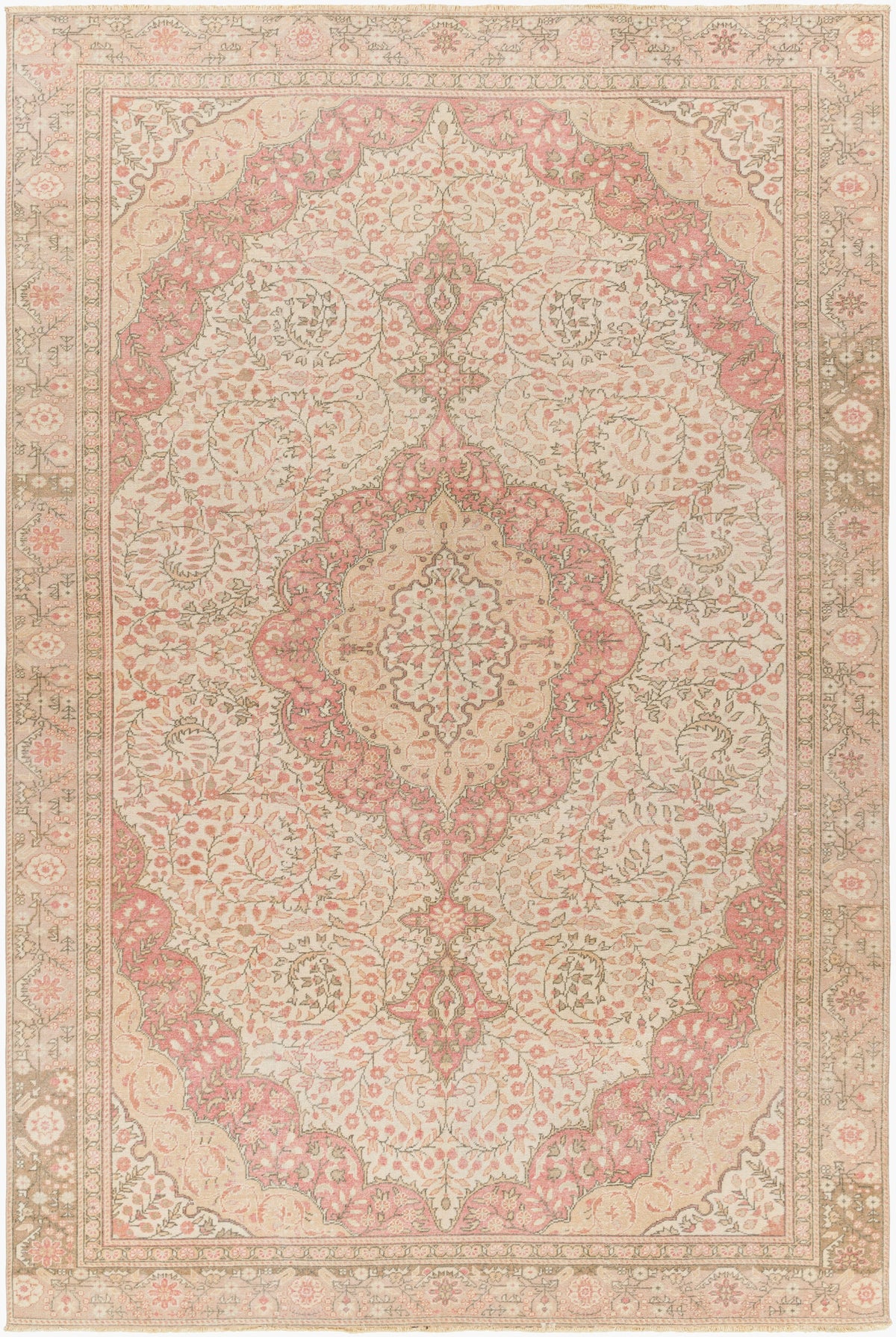 Antique One of a Kind Handmade Rug