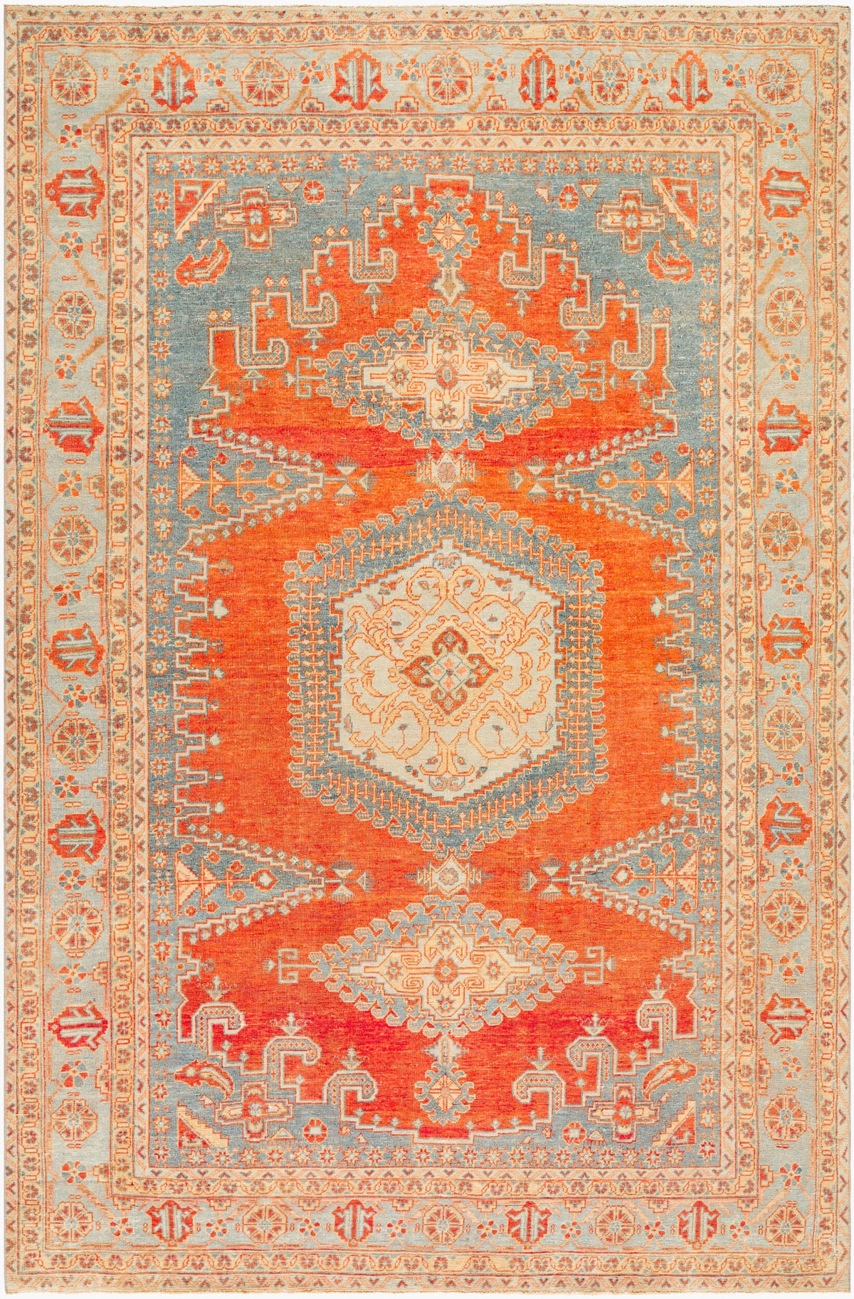 Antique One of a Kind Handmade Rug