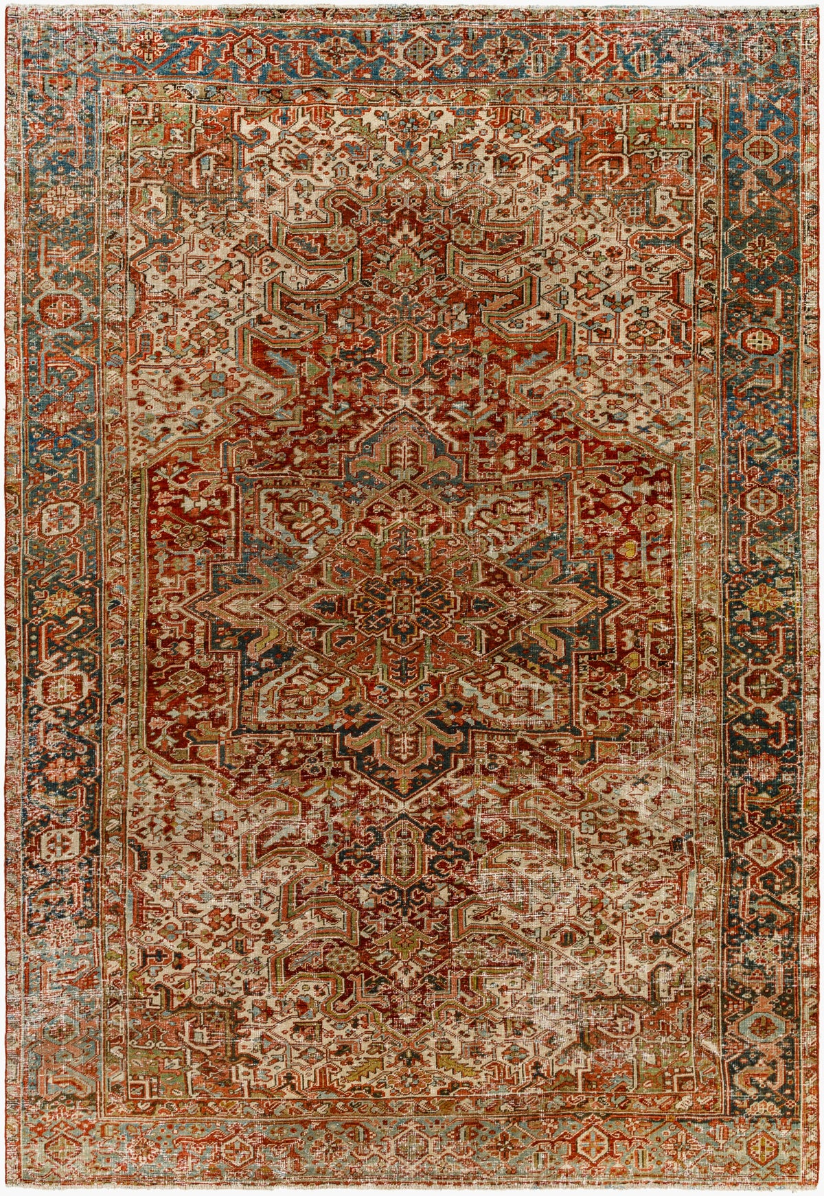 Antique One of a Kind Handmade Rug