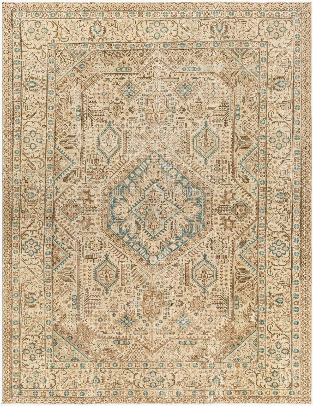 Antique One of a Kind Handmade Rug