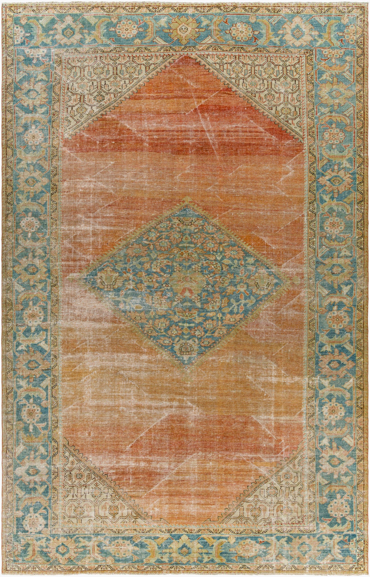 Antique One of a Kind Handmade Rug