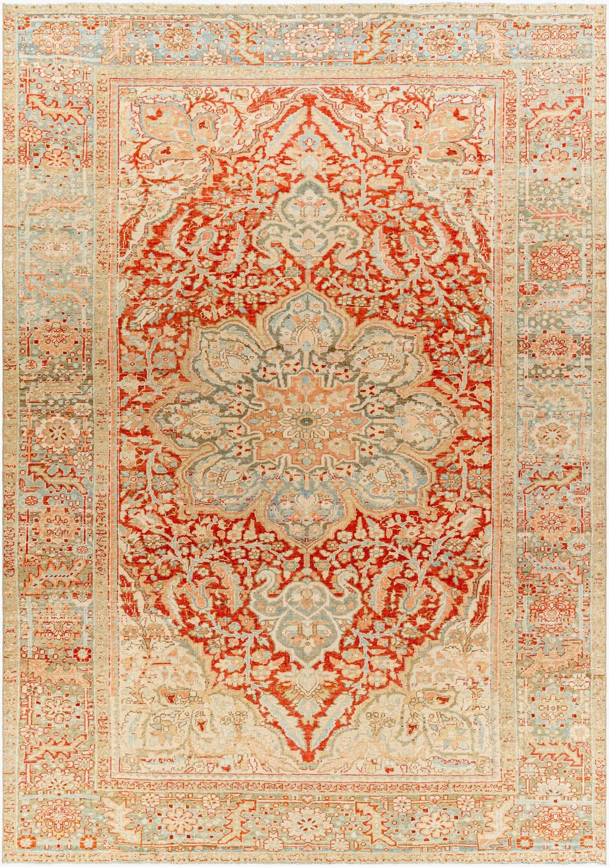 Antique One of a Kind Handmade Rug