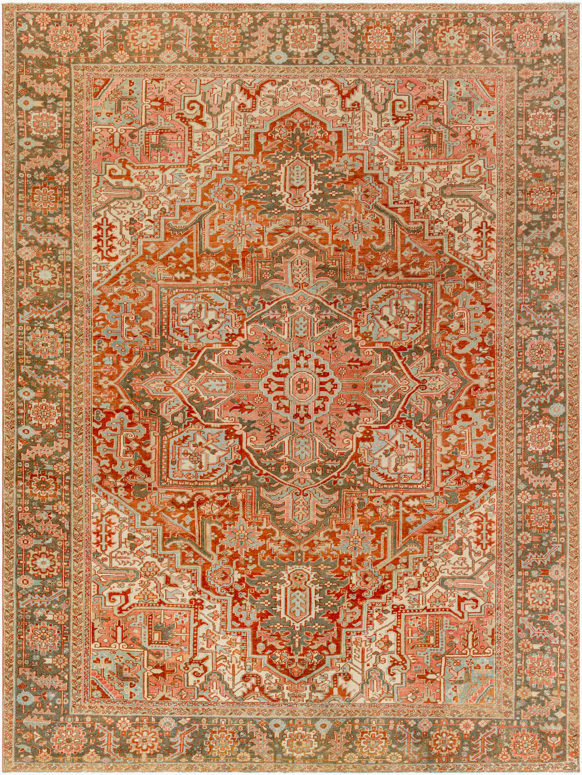 Antique One of a Kind Handmade Rug
