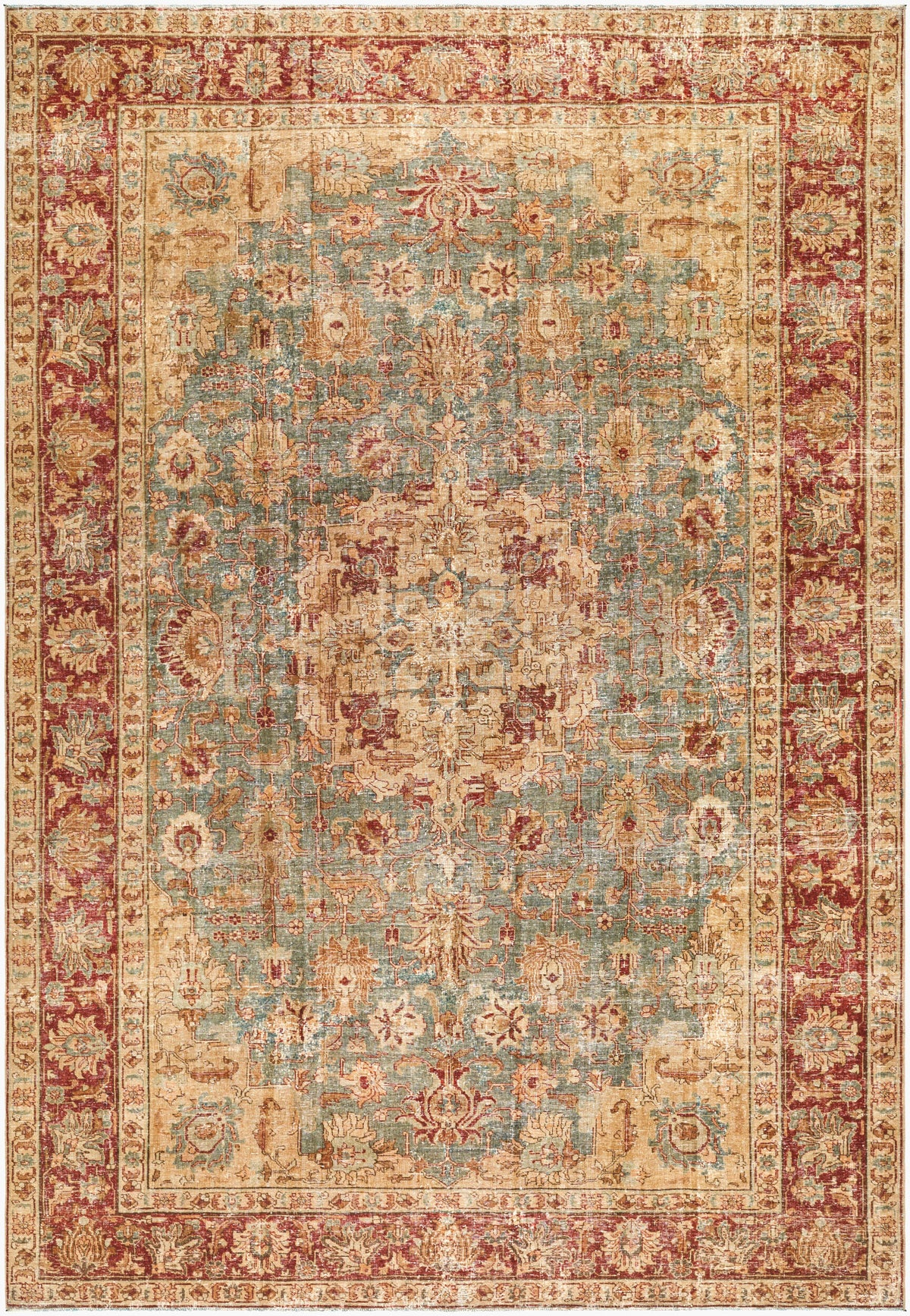 Antique One of a Kind Handmade Rug