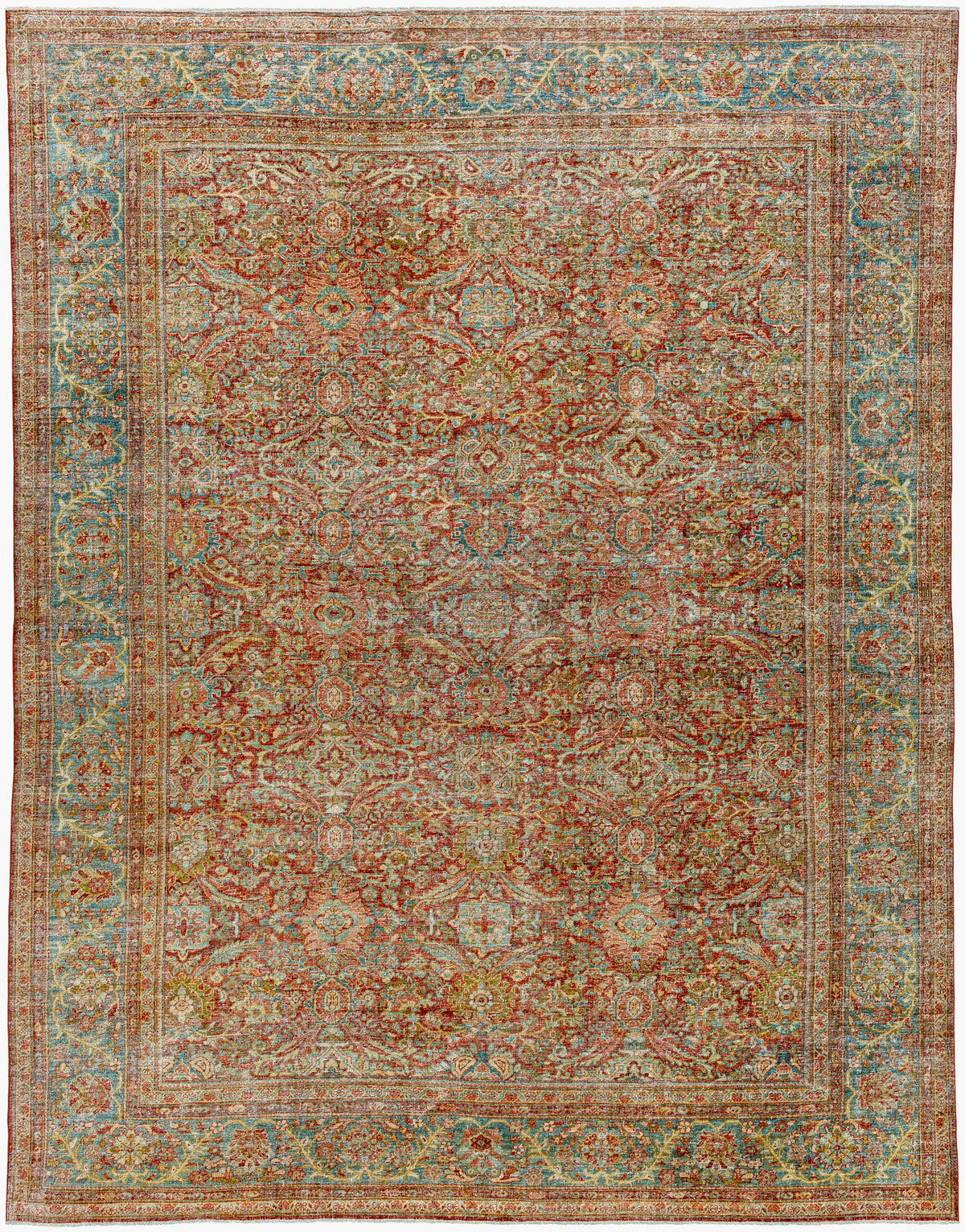 Antique One of a Kind Handmade Rug
