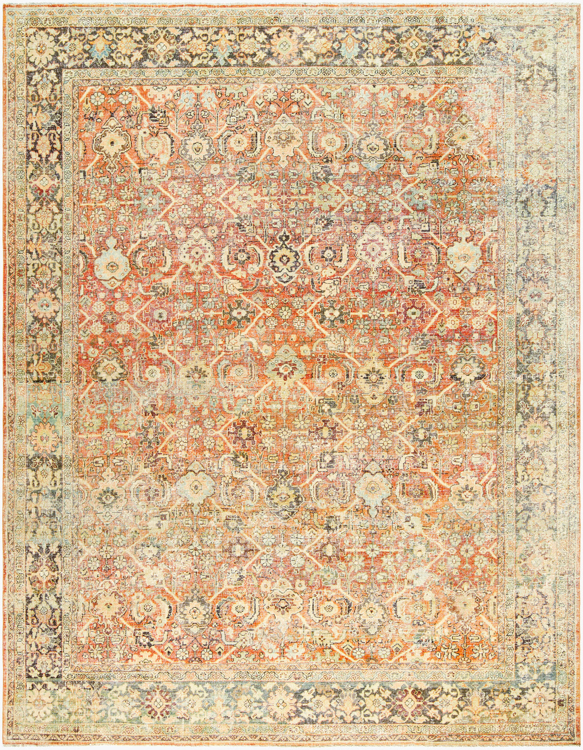 Antique One of a Kind Handmade Rug