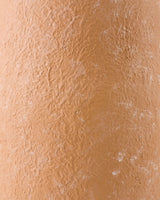 Artefact Vase ARC-003 in Terracotta, texture close-up