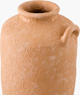 Artefact Vase ARC-003 in Terracotta, top detail