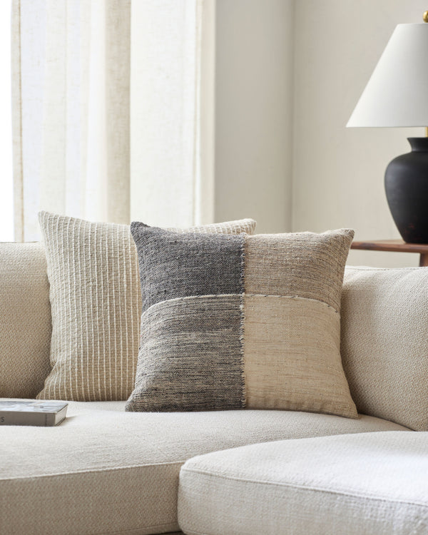 Bartram Lumbar Pillow, styled in a room
