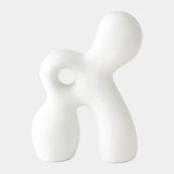 Ronan Sculpture in Matte White, small size, product view