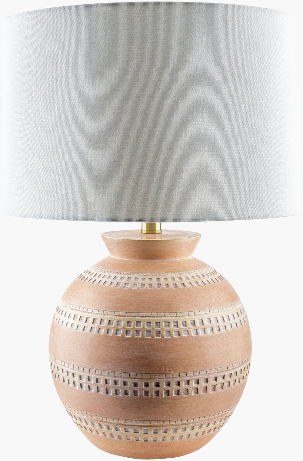 Atollo Accent Table Lamp in brick, view 2 of 6