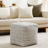 Averill Pouf, styled in a room