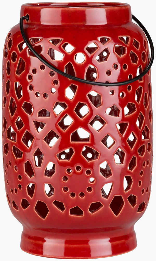 Avery Candleholder AVR-927 in Terracotta, front view