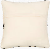 Benisouk Accent Pillow BES-002 in Cream, back view