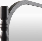 Bellinda Mantel Mirror BIND-003 in Black, corner detail
