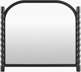 Bellinda Mantel Mirror BIND-003 in Black, front view