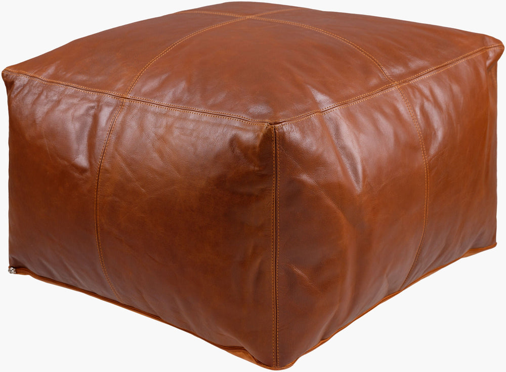 Barrington Pouf in brown, view 2 of 6