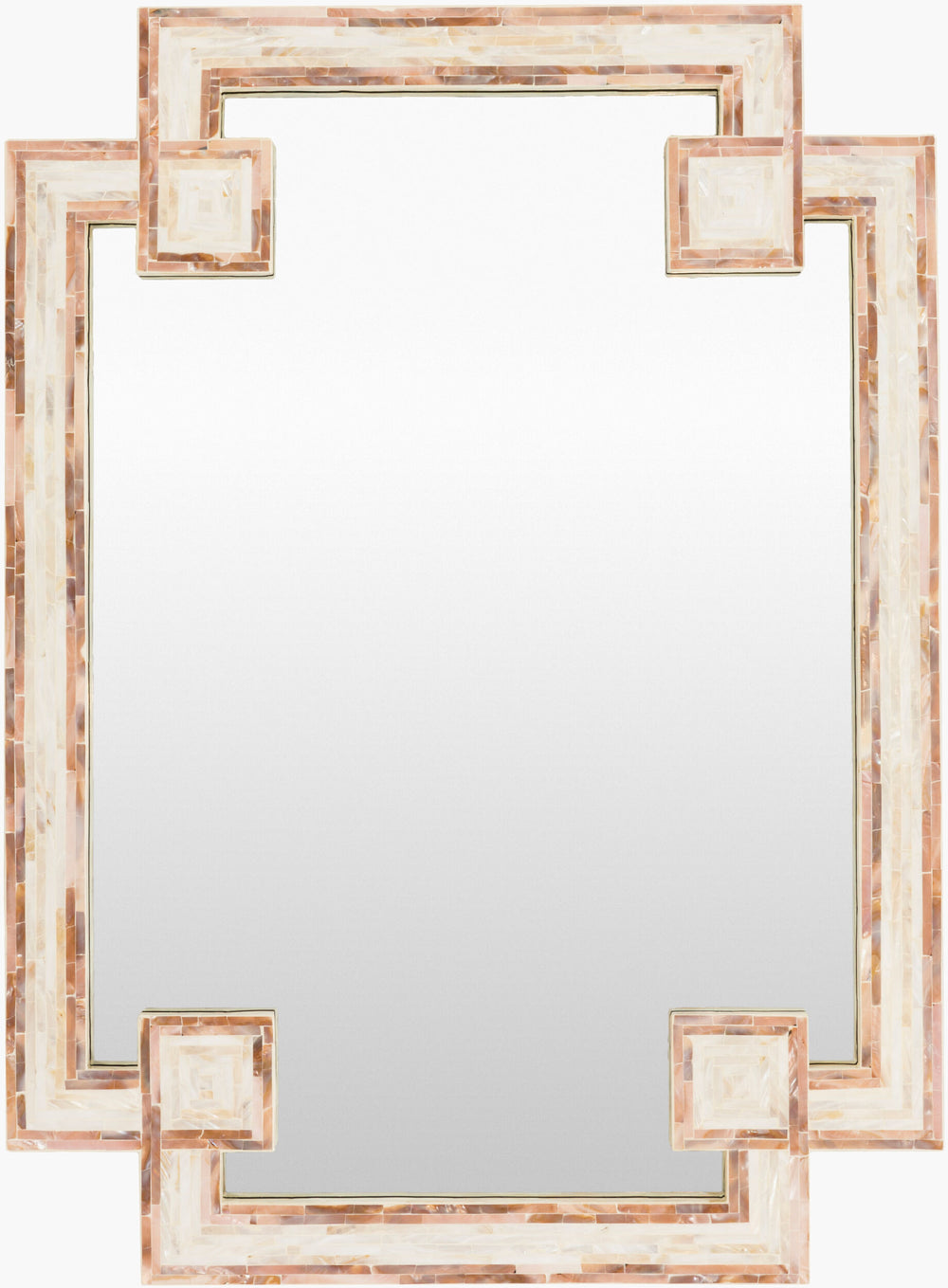 Banks Accent Mirror BKS-5000 in Ivory, front view