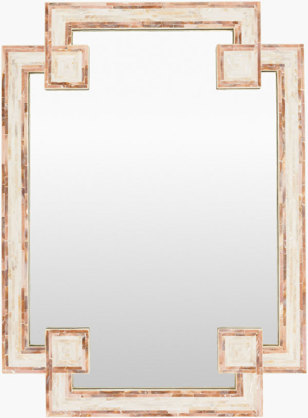 Banks Accent Mirror BKS-5000 in Ivory, front view