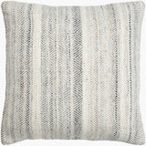 Boulder Accent Pillow BLD-001 in Light Grey, back view