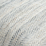 Boulder Accent Pillow BLD-001 in Light Grey, close-up of the texture
