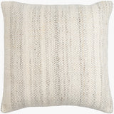 Boulder Accent Pillow BLD-002 in Light Grey, back view