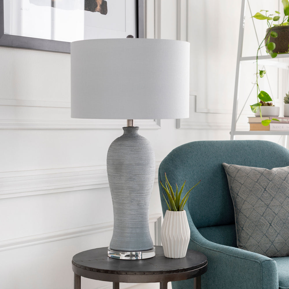 Blaine Accent Table Lamp, styled in a room
