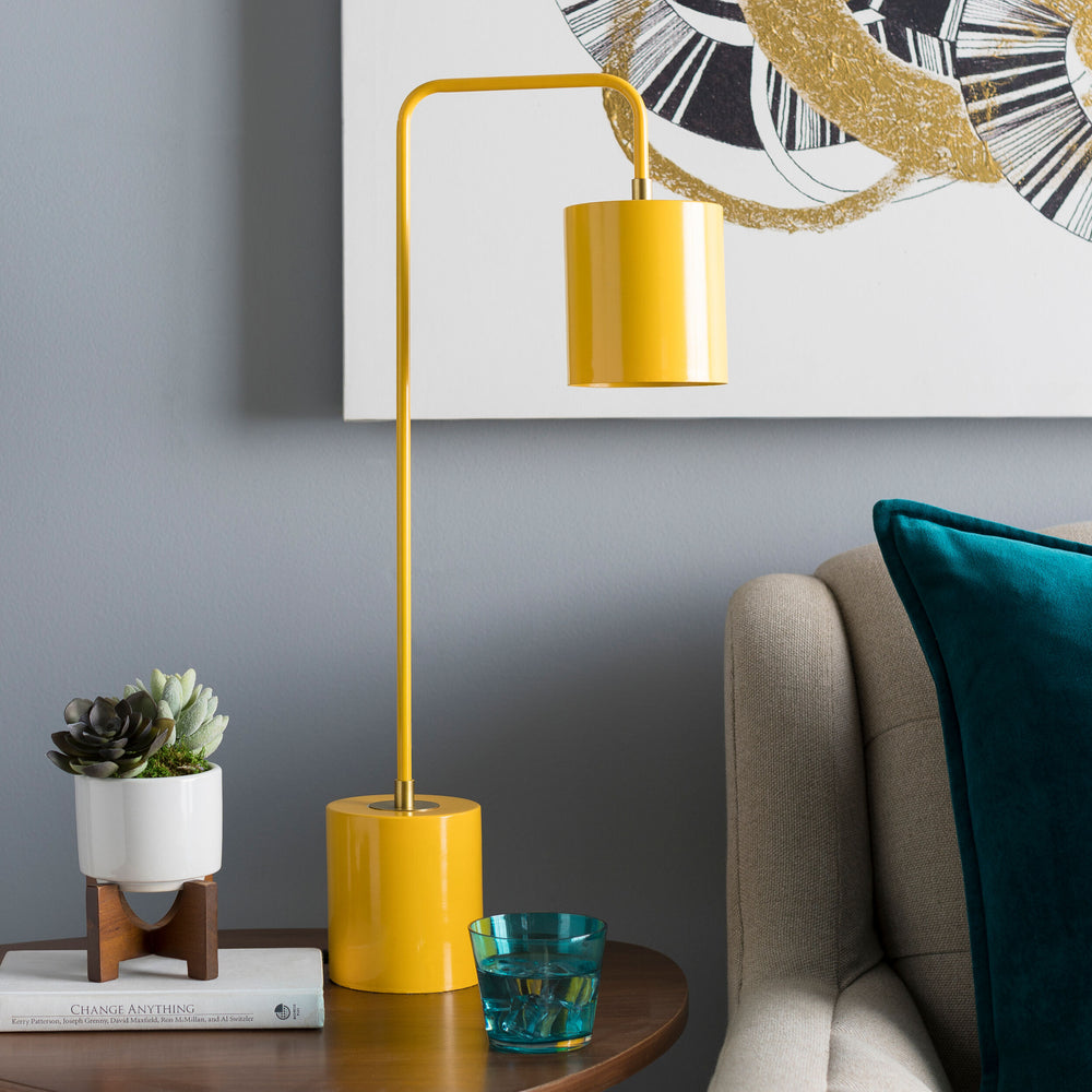 Boomer Task Table Lamp, styled in a room
