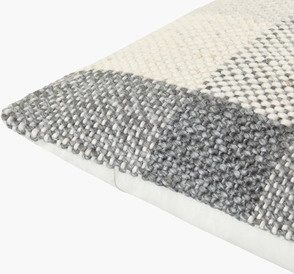 Amaya Accent Pillow in Light Gray