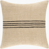Brett Accent Pillow BOBT-001 in Light Brown, front view
