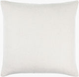 Brett Accent Pillow BOBT-002 in Ivory, back view