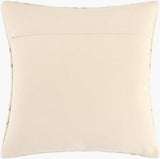Ladera Accent Pillow BOLR-001 in Beige, back view