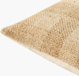 Ladera Accent Pillow BOLR-003 in Beige, corner detail