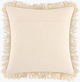 Marisol Accent Pillow BOMI-001 in Beige, back view