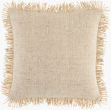 Marisol Accent Pillow BOMI-001 in Beige, front view