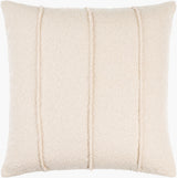 Mindy Accent Pillow BOMY-003 in Ivory, front view