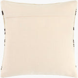 Solea Accent Pillow BOSE-001 in Ivory, back view