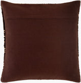 Solea Accent Pillow BOSE-004 in Ebony, back view