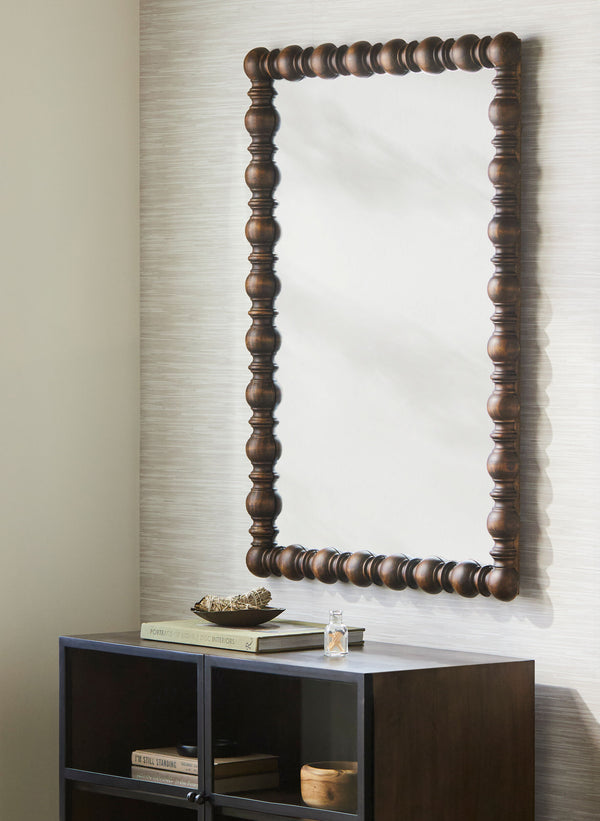 Brennan Accent Mirror BREN-001, styled in a room