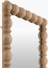 Brennan Accent Mirror BREN-002 in Wood, corner detail