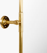 Burnish Accent Mirror BUN-002 in Gold, hanging hardware