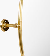 Burnish Accent Mirror BUN-003 in Gold, hanging hardware
