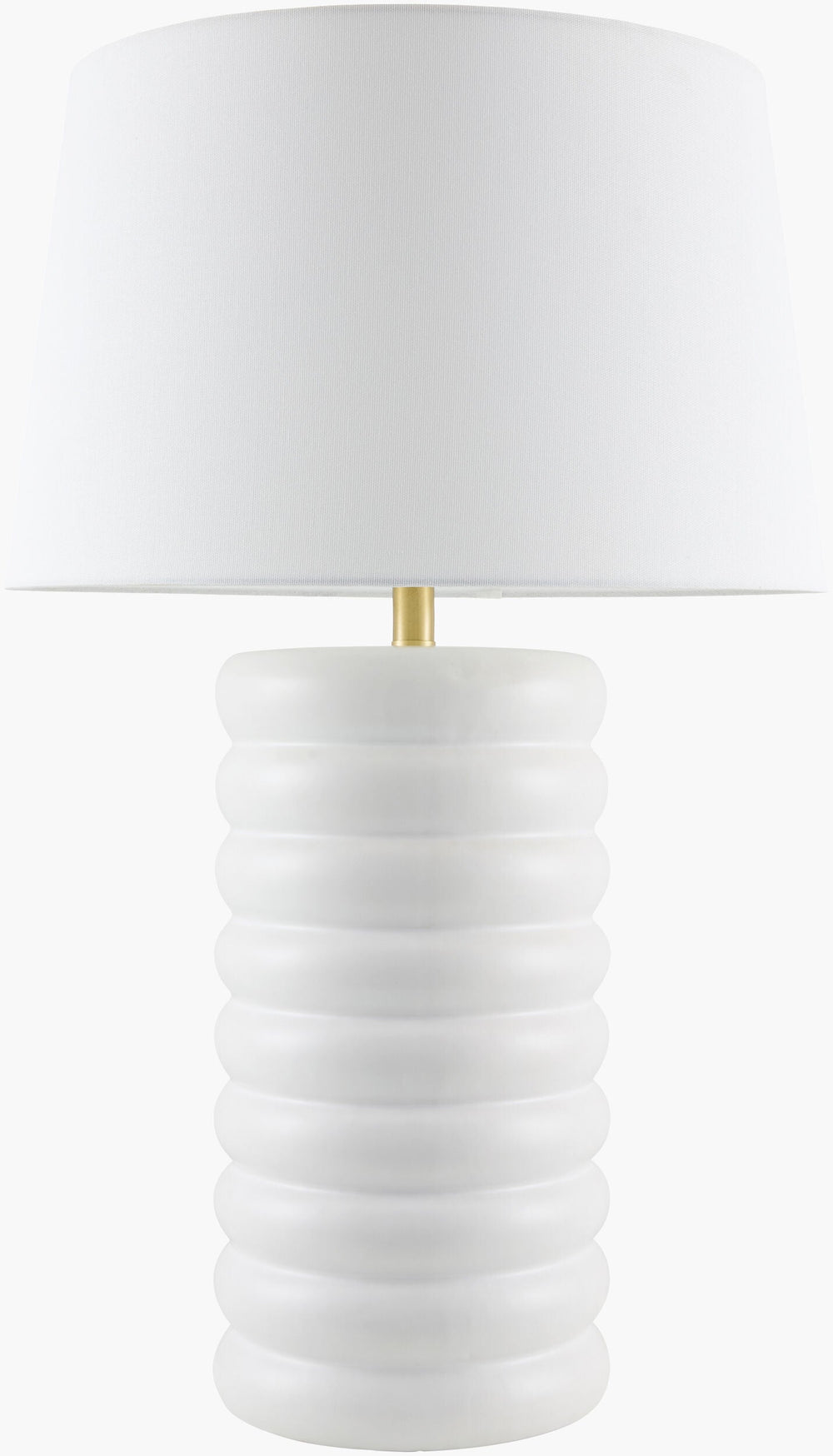 Brienza Accent Table Lamp in white, view 2 of 5