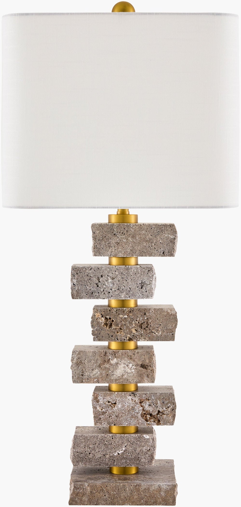 Balzano Accent Table Lamp in grey, view 2 of 4