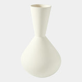 Adama Vase in White, tall size, product view