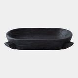 Carly Dome Bowl in Ebonized, elongated size, product view