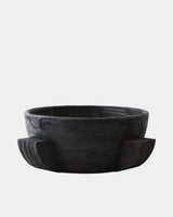 Carly Dome Bowl in Ebonized, side profile