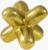 Caitlin Decorative Sculpture CAIT-002 in Brass, front view